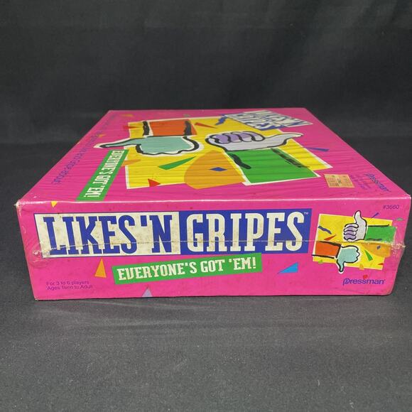 Likes N Gripes Vintage 90s Board Game Everyone's Got 'Em! New Sealed Teen-Adult - Picture 7 of 12